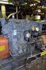 Used (1) ZSK-83 R240R 83mm Co-Rotating twin screw extruder, approximate 40 to 1 L/D ratio, serial# 218971, works# 507860-861, built 1985. (10) Barrel sections with (1) feed with hopper, (2) top vente...