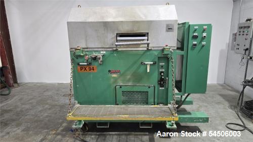 Used Bay Plastics Machinery BX16G Strand Pelletizer – 16" Wide Pelletizer with 30 HP Motor, ABB VFD & Pneumatic Cutting Housing Lift