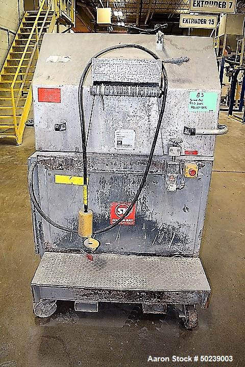 Used- Scheer Bay Pelletizer, Approximate 12" Wide, Model SG300L