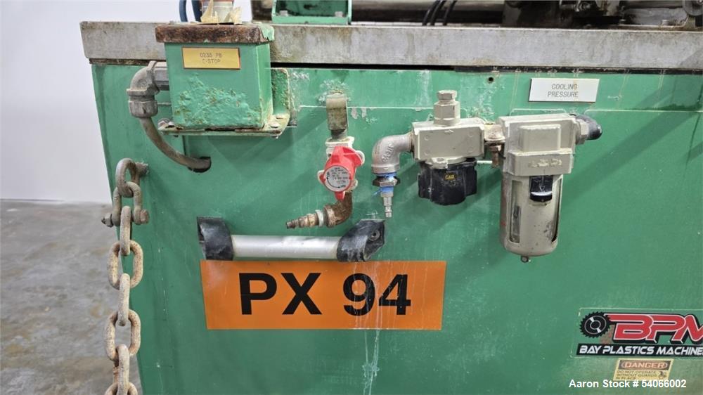 Used Bay Plastics Machinery BX16G Strand Pelletizer | 16" Wide 30 HP Plastic Pelletizer