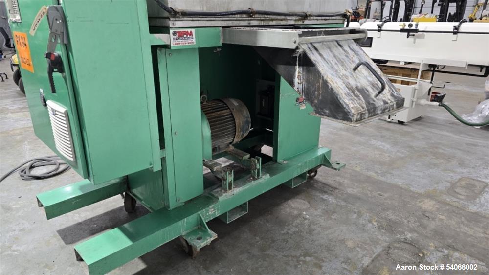 Used Bay Plastics Machinery BX16G Strand Pelletizer | 16" Wide 30 HP Plastic Pelletizer