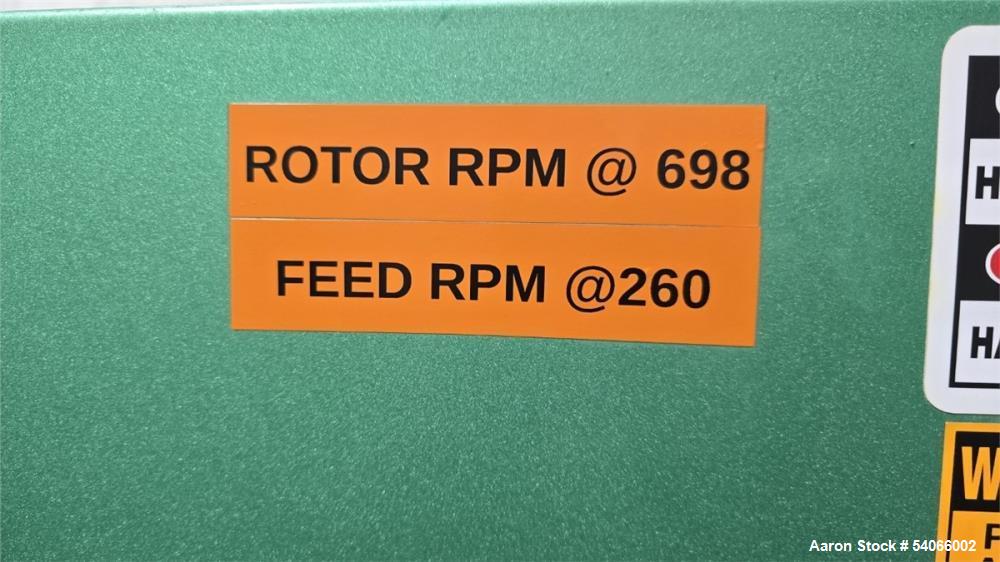 Used Bay Plastics Machinery BX16G Strand Pelletizer | 16" Wide 30 HP Plastic Pelletizer