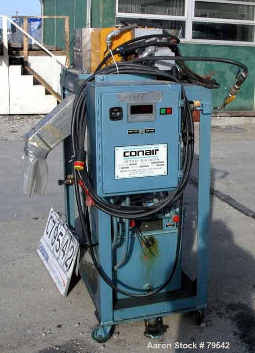 USED: Conair 5" pelletizer, model 106. 8" diameter x 6" wide, approximately 32 cutting teeth, (1) 3-3/4" diameter Hayplon pu...