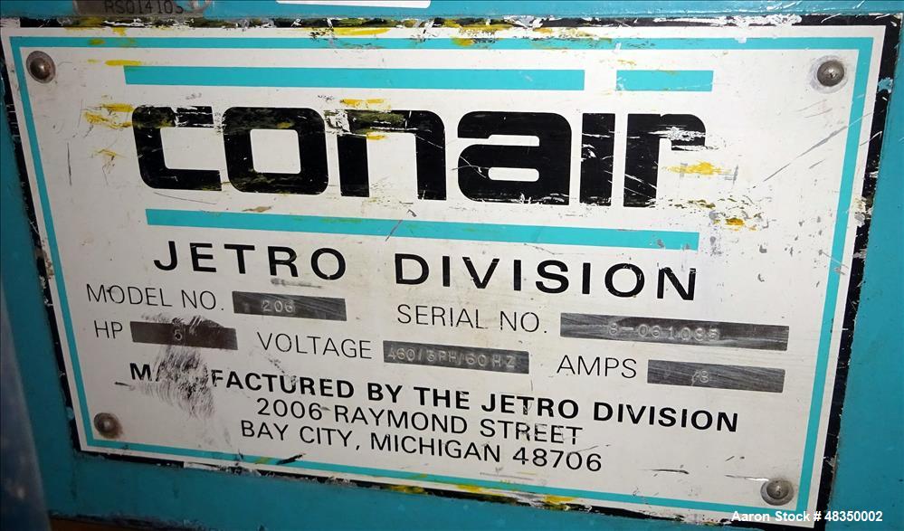 Used Conair Jetro Pelletizer, Model 206