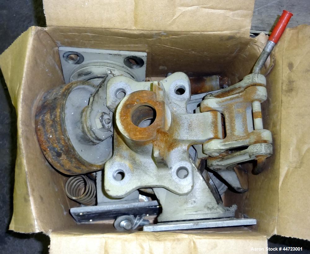 Used Conair Pelletizer, Model 304. Approximately 4" wide 20 blade rotor, (1) rubber, (1) metal pull roll.  Driven by a 2 hp, 180 volt, 1750/2050 rpm DC motor. Includes a CMC speed controller.  Unit m...