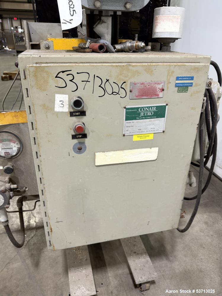 Used Conair / Jetro Strand Pelletizer Model 304 – 6" Rotor, 2 HP Motor, 600 lb/h