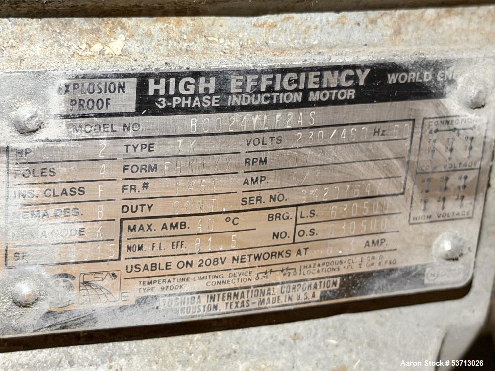 Used Conair / Jetro Model 304 Strand Pelletizer – 600 lb/hr Plastic Pelletizing 