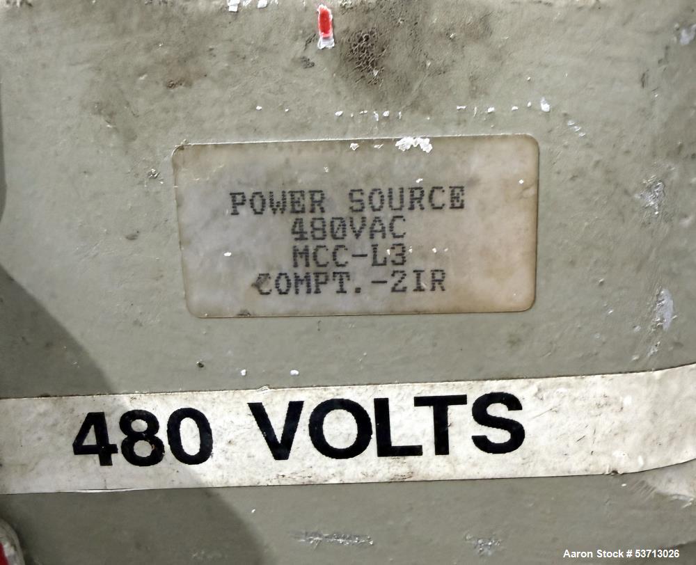 Used Conair / Jetro Model 304 Strand Pelletizer – 600 lb/hr Plastic Pelletizing 