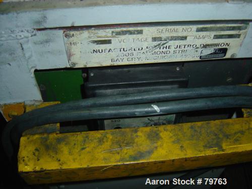 USED: Conair pelletizer, model 304. Approx 6" diameter x 4" wide20 blade helical rotor, rubber and metal pull rolls. Driven by a 2 hpmotor. Unit mounted on casters.