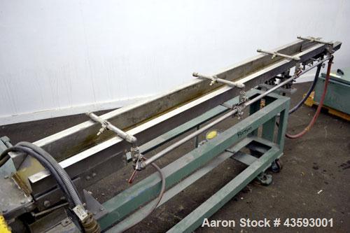 Used Conair Jetro Pelletizing System consisting of: (1) Conair Jetro Pelletizer, model 206WS. Approximately 6-1/2” wide x 7-1/2” diameter 48 blade helical rotor, (1) rubber, (1) metal pull roll, driv...
