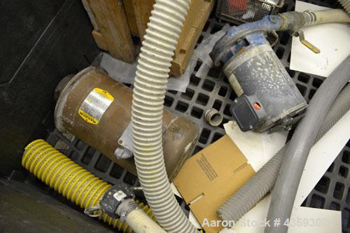 Used Conair Jetro Pelletizing System consisting of: (1) Conair Jetro Pelletizer, model 206WS. Approximately 6-1/2” wide x 7-1/2” diameter 48 blade helical rotor, (1) rubber, (1) metal pull roll, driv...