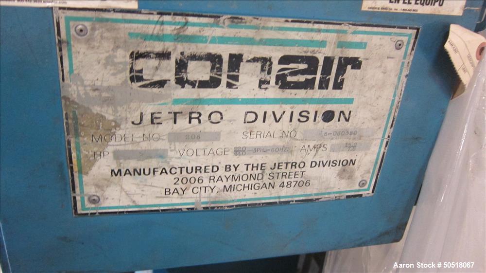 Used-Conair Jetro Hydraulic Pellitizer