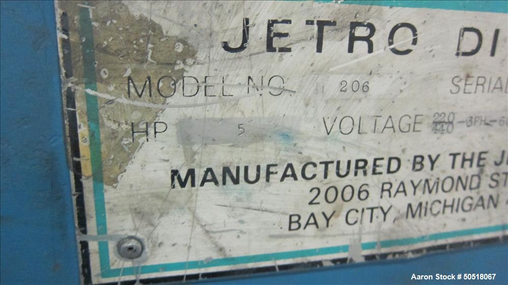 Used Conair Jetro Hydraulic Pellitizer