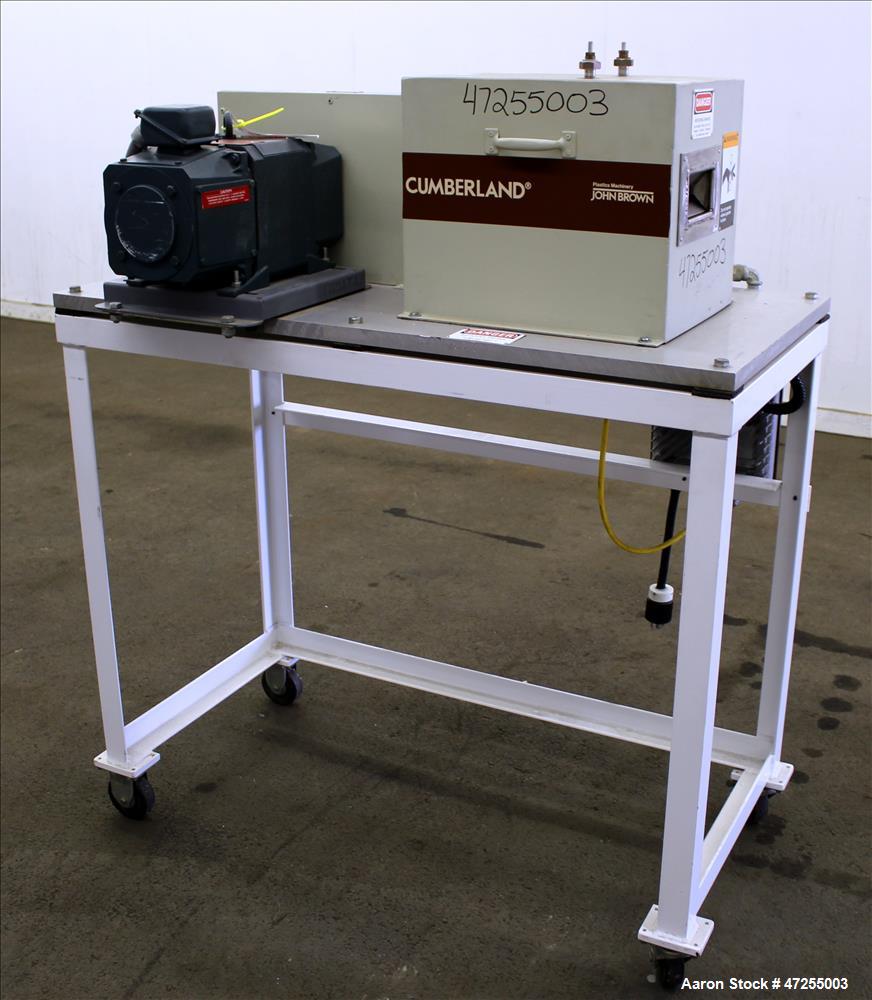 Used Cumberland 4 Utilizer Pelletizer.