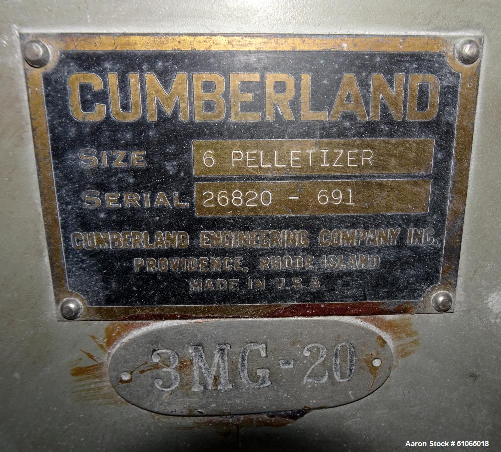 Cumberland Model 6 Pelletizer