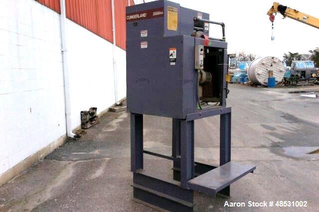 Used Cumberland 8" Quietizer Strand Pelletizer.