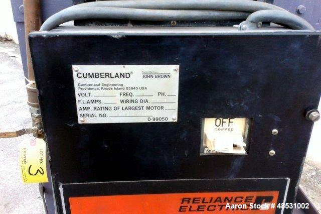 Used- Cumberland 8" Quietizer Strand Pelletizer.