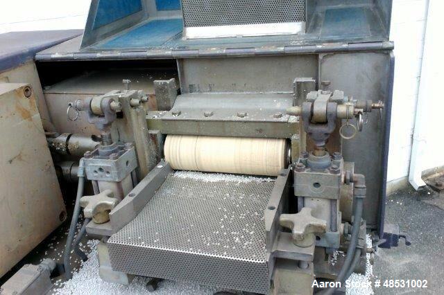 Used Cumberland 8" Quietizer Strand Pelletizer.