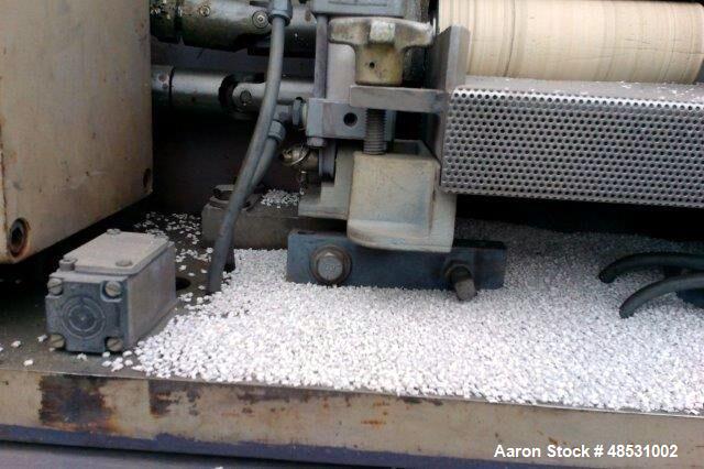 Used Cumberland 8" Quietizer Strand Pelletizer.