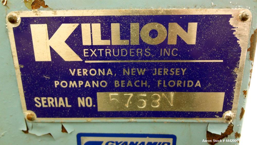Used Killion Pelletizer, Model 2"
