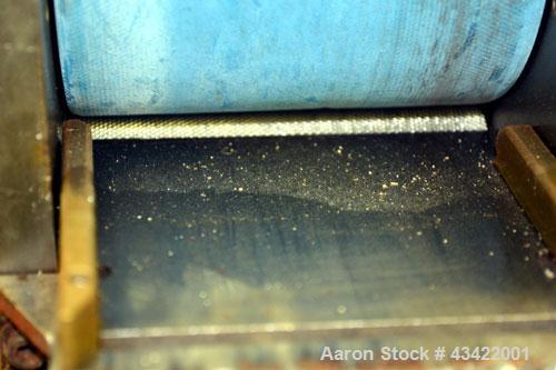 Used Killian Strand Pelletizer, Model 4" Pell. Approximate 4" diameter x 4" wide 20 blade helical rotor. (1) Rubber, (1) metal pneumatically adjustable pull roll. Driven by an approximate 2 hp DC mot...