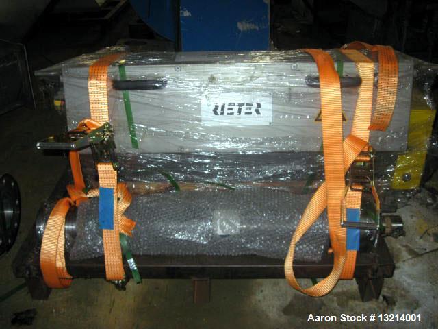 Used- Rieter Water Slide Pelletizer, Type “VARIO” USG 600/1. Pelletizer is rated at 20,000 lbs. per hour. New blades and sha...