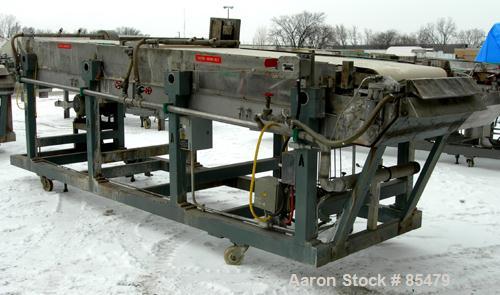 Used S. F. Scheer Strand Pelletizer, Model SGS600. 24" wide x approximately 8" diameter fixed knife rotor. (1) Rubber, (1) metal pull roll. Strand rating 150 at 1/8", speed 65-260 feet per minute. So...