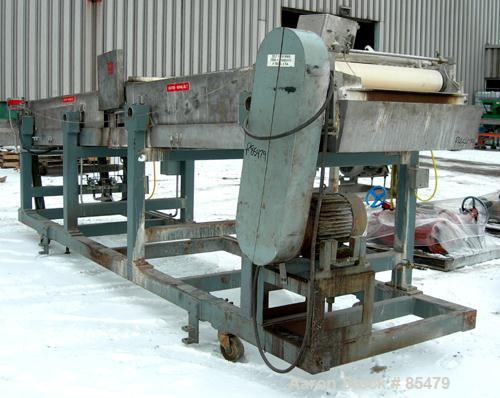 Used S. F. Scheer Strand Pelletizer, Model SGS600. 24" wide x approximately 8" diameter fixed knife rotor. (1) Rubber, (1) metal pull roll. Strand rating 150 at 1/8", speed 65-260 feet per minute. So...