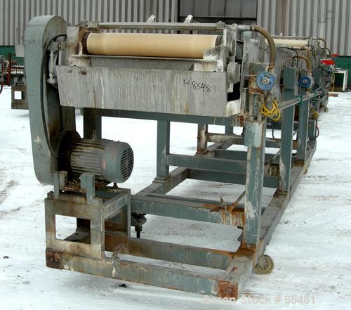 Used S. F. Scheer Strand Pelletizer, Model SGS600. 24" wide x approximately 8" diameter fixed knife rotor. (1) Rubber, (1) metal pull roll. Strand rating 150 at 1/8", speed 65-260 feet per minute. So...