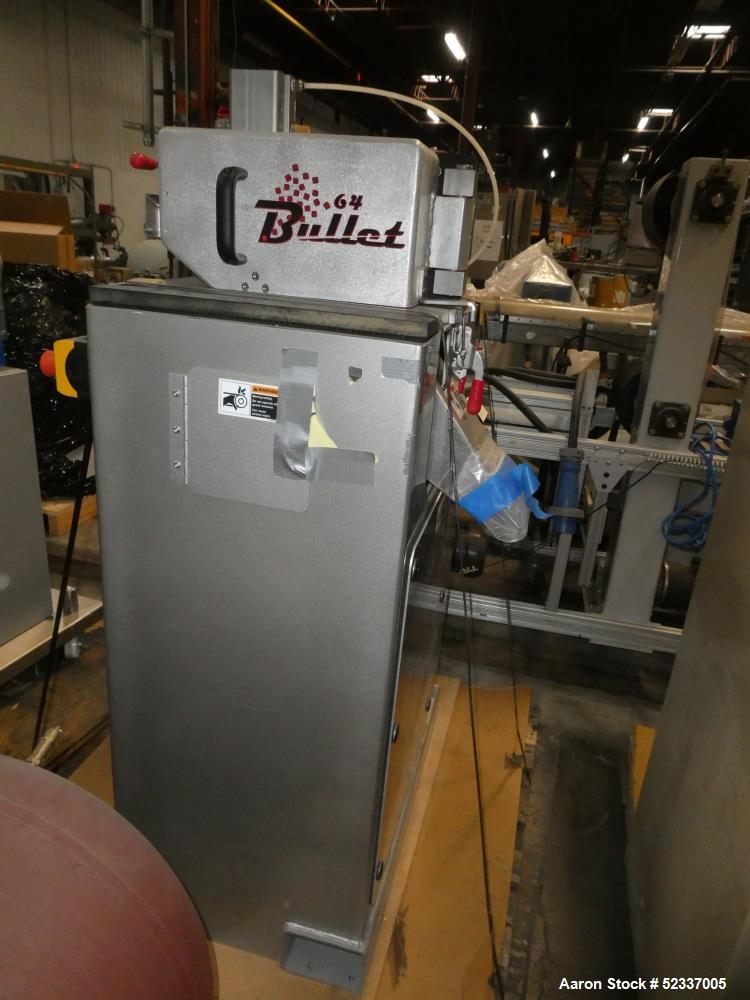 Used-Scheer Bullet 64 Strand Dry Cut Pelletizer. 4" x 6" rotor, 800RPM, feed width 3-3/4", 2 hp, up to 15 strands (1/8" or 3...