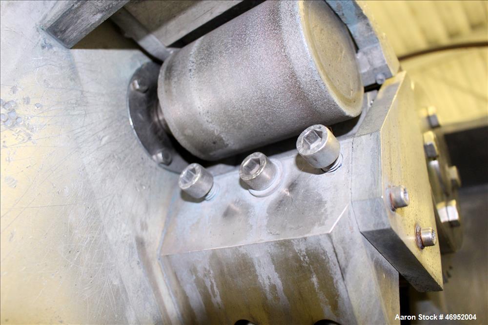 Used Scheer Pelletizer, Model SGS 100-E. 100mm (3.93") Wide x 200mm (7.87") diameter (32) fixed blade rotor. (1) Metal, (1) rubber pull rolls. Requires an approximate 2.2kw (2.94hp) motor. Approximat...