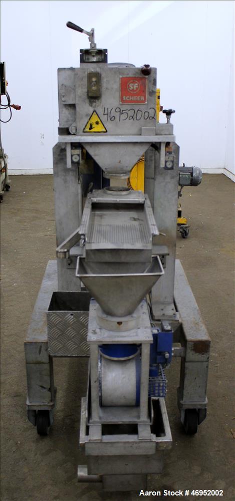 Used C. F. Scheer Pelletizer, Model SGS 50-E.