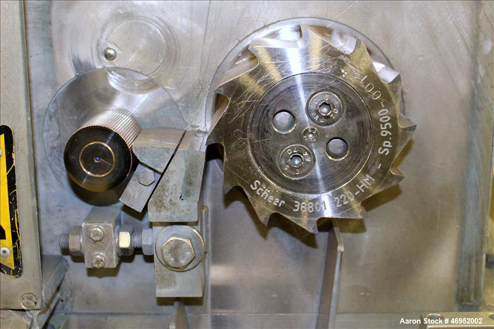 Used C. F. Scheer Pelletizer, Model SGS 50-E.