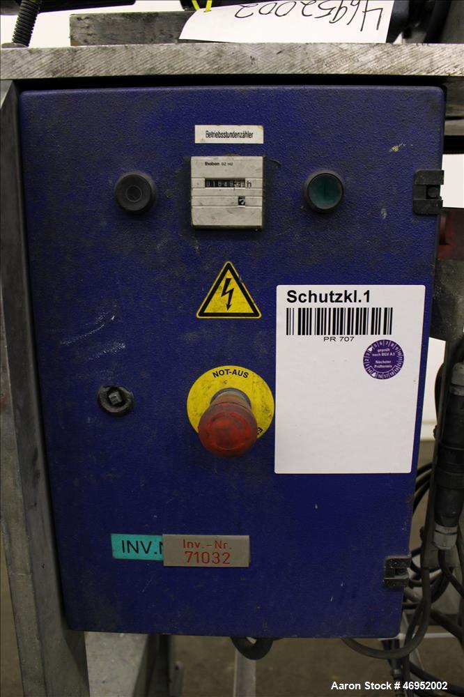 Used C. F. Scheer Pelletizer, Model SGS 50-E.