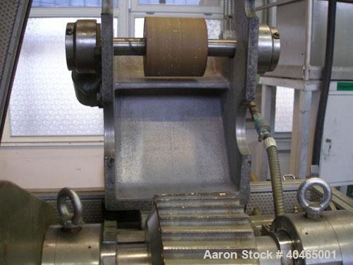 Used-Scheer pelletizer, type SGS100EL. (1) 3.9" diameter x 3.9" straight side (100 mm x 100 mm) cutting head with 32 knives....