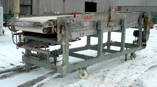 Used S. F. Scheer Strand Pelletizer, Model SGS600. 24" wide x approximately 8" diameter fixed knife rotor. (1) Rubber, (1) metal pull roll. Strand rating 150 at 1/8", speed 65-260 feet per minute. So...