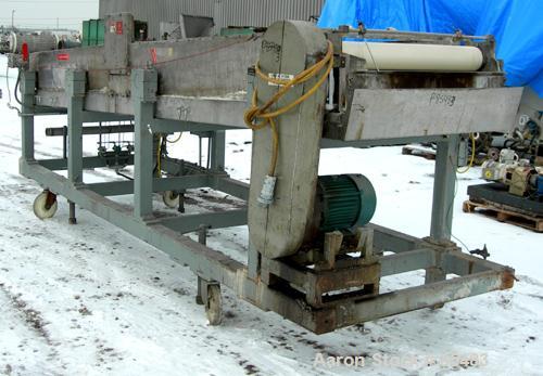 Used S. F. Scheer Strand Pelletizer, Model SGS600. 24" wide x approximately 8" diameter fixed knife rotor. (1) Rubber, (1) metal pull roll. Strand rating 150 at 1/8", speed 65-260 feet per minute. So...
