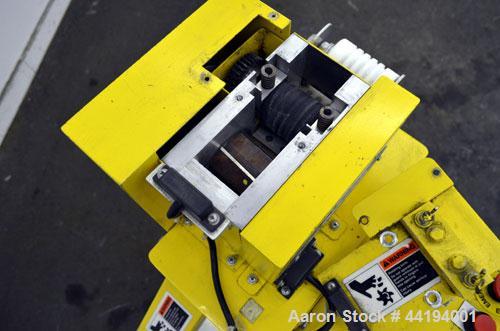Used Wayne Machine & Die Pelletizer, Size 2", Carbon Steel. 2" Wide 8 fixed blade rotor, (1) rubber, (1) metal pull rolls. Driven by a 1-1/2hp, 180 volt, 1750 rpm DC motor. Includes a control panel w...
