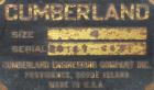 Used Cumberland Size 6 Pelletizer. 6-1/2