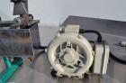 Used Prism Pelletizer. Approximately 3/4’’ wide x 2’’ diameter rotor. Includes a Prism stainless steel water bath, 4-3/4’’ wide x 39-1/2’’ long x 5-7/8’’ deep, and a Prism 3’’ wide air knife, driven ...