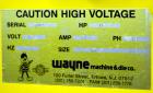 Used Wayne Machine & Die Pelletizer, Size 2