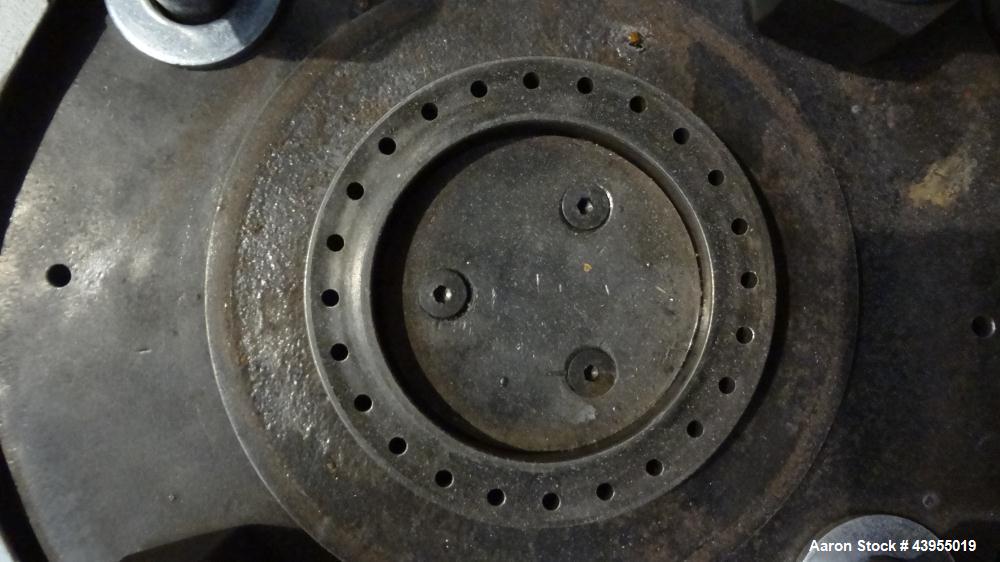 Used Gala Underwater Pelletizer, Model 6D MUP, Includes (24) hole die, Serial# 880224. Driven by a 5hp DC motor, mounted on a cart. (1) Gala spin dryer, model 8.2 BF, serial# 880224, driven by a 5hp ...