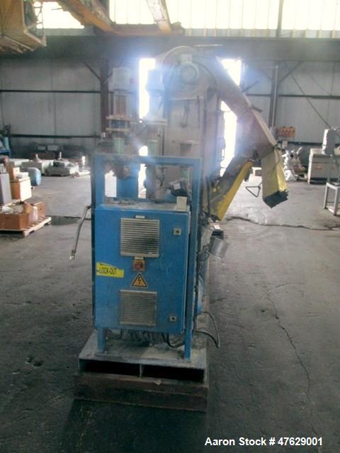 Used BKG Underwater Pelletizer System. Consisting of: Model UWG Compact 120 cutter head with water box, 6 kw, 460 volt, nominally rated up to 4000 pounds per hour, serial# 2003 11 25, built 2003. Mod...