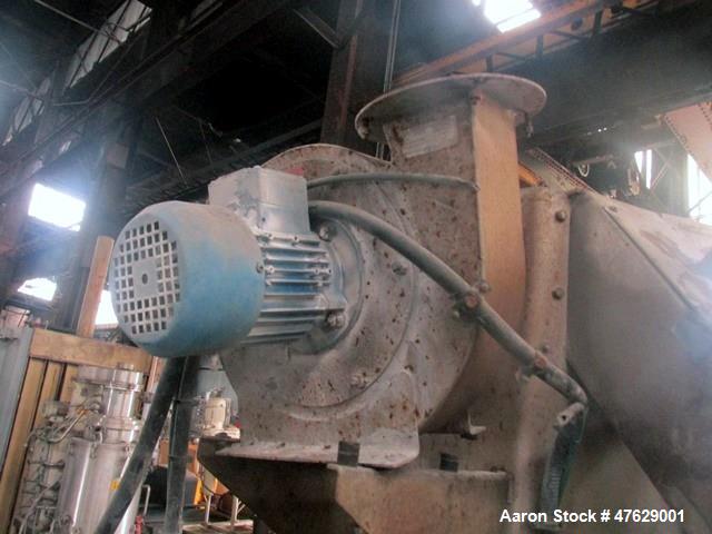 Used BKG Underwater Pelletizer System. Consisting of: Model UWG Compact 120 cutter head with water box, 6 kw, 460 volt, nominally rated up to 4000 pounds per hour, serial# 2003 11 25, built 2003. Mod...