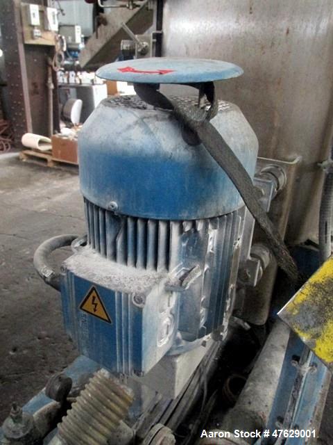 Used BKG Underwater Pelletizer System. Consisting of: Model UWG Compact 120 cutter head with water box, 6 kw, 460 volt, nominally rated up to 4000 pounds per hour, serial# 2003 11 25, built 2003. Mod...