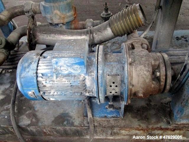 Used BKG Underwater Pelletizer System. Consisting of: Model UWG Compact 120 cutter head with water box, 6 kw, 460 volt, nominally rated up to 4000 pounds per hour, serial# 2003 11 25, built 2003. Mod...