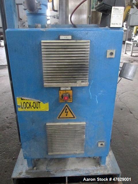 Used BKG Underwater Pelletizer System. Consisting of: Model UWG Compact 120 cutter head with water box, 6 kw, 460 volt, nominally rated up to 4000 pounds per hour, serial# 2003 11 25, built 2003. Mod...
