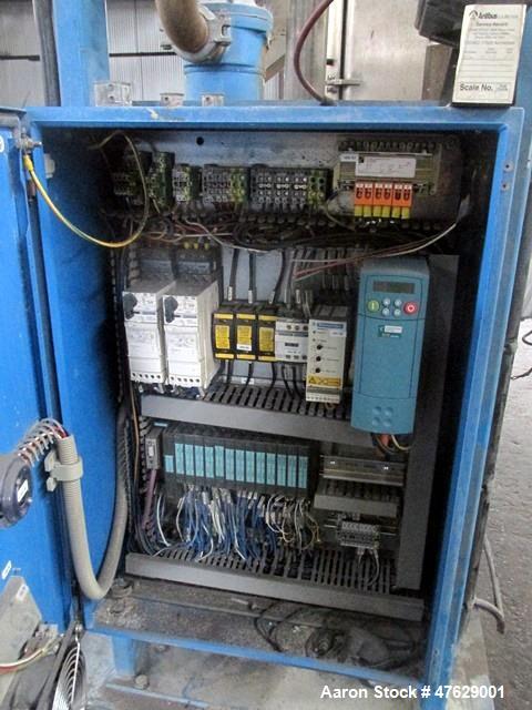 Used BKG Underwater Pelletizer System. Consisting of: Model UWG Compact 120 cutter head with water box, 6 kw, 460 volt, nominally rated up to 4000 pounds per hour, serial# 2003 11 25, built 2003. Mod...