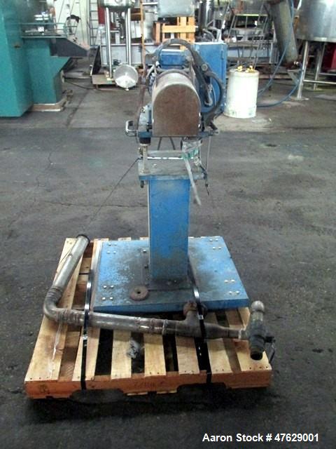 Used BKG Underwater Pelletizer System. Consisting of: Model UWG Compact 120 cutter head with water box, 6 kw, 460 volt, nominally rated up to 4000 pounds per hour, serial# 2003 11 25, built 2003. Mod...