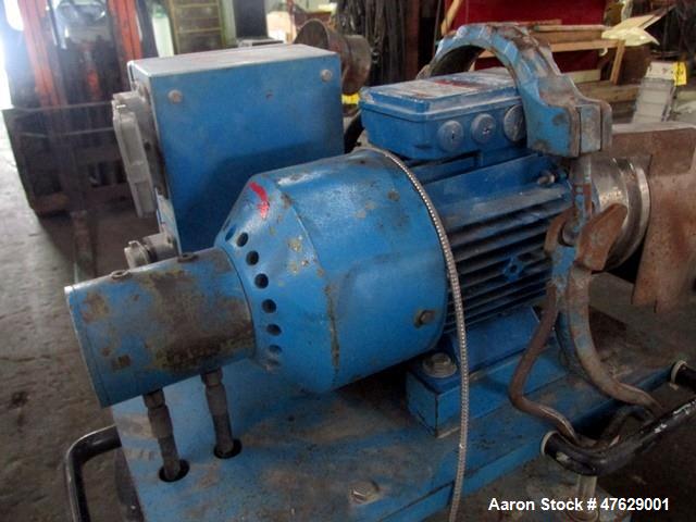 Used BKG Underwater Pelletizer System. Consisting of: Model UWG Compact 120 cutter head with water box, 6 kw, 460 volt, nominally rated up to 4000 pounds per hour, serial# 2003 11 25, built 2003. Mod...